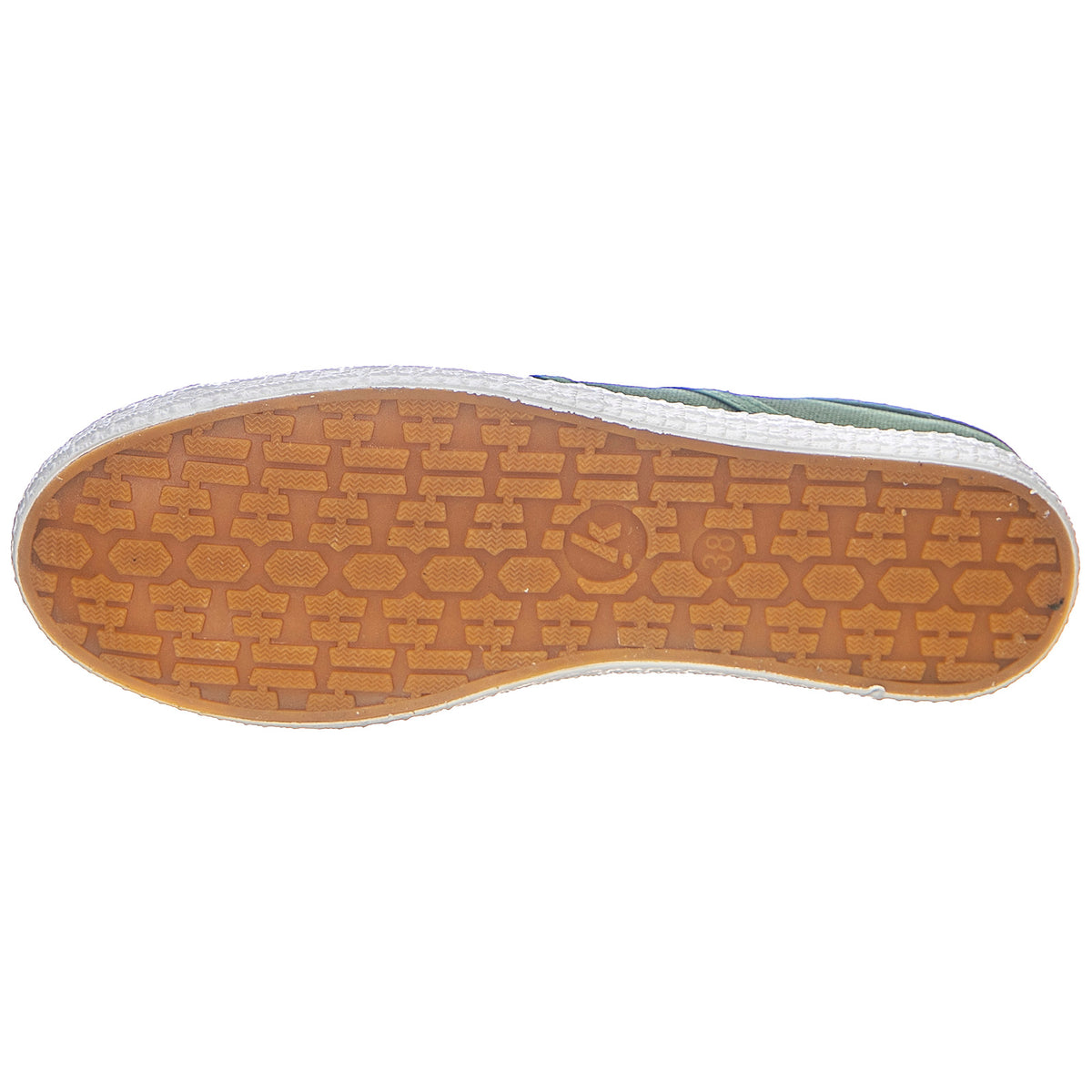 Basic Canvas Shoes - Green - Scarpe Stringate Profilo Basso Uomo / Donna Verdi KWS192495-3026 . KAWASAKI 