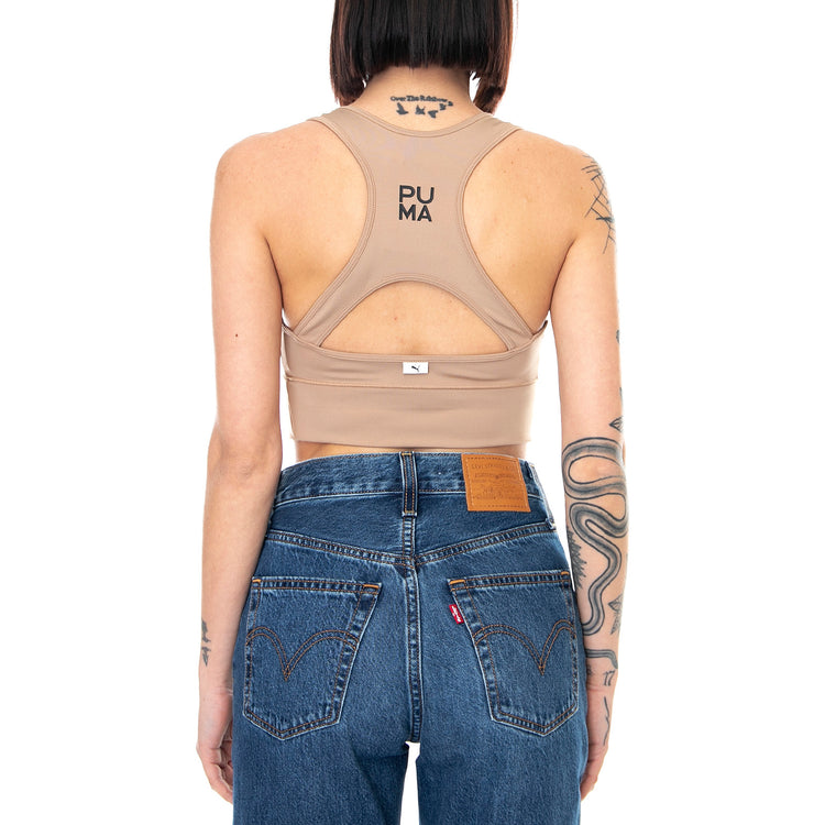 Womens Infuse Crop Top - Amphora - Canotta Donna Marrone 53025596 . PUMA 