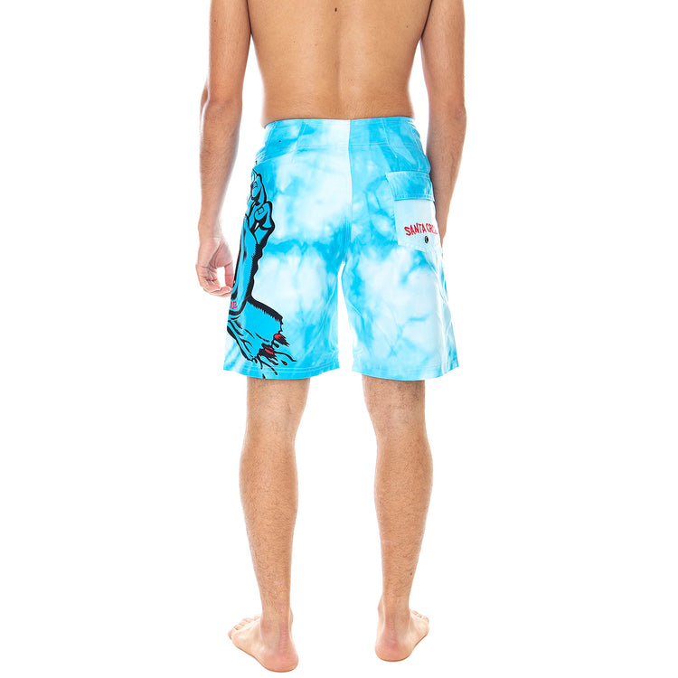 Mens Hand Boardie Swim Shorts - Blue Tie Dye - Bermuda da Bagno Uomo Multicolore SC-SS21-081 . SANTA CRUZ 