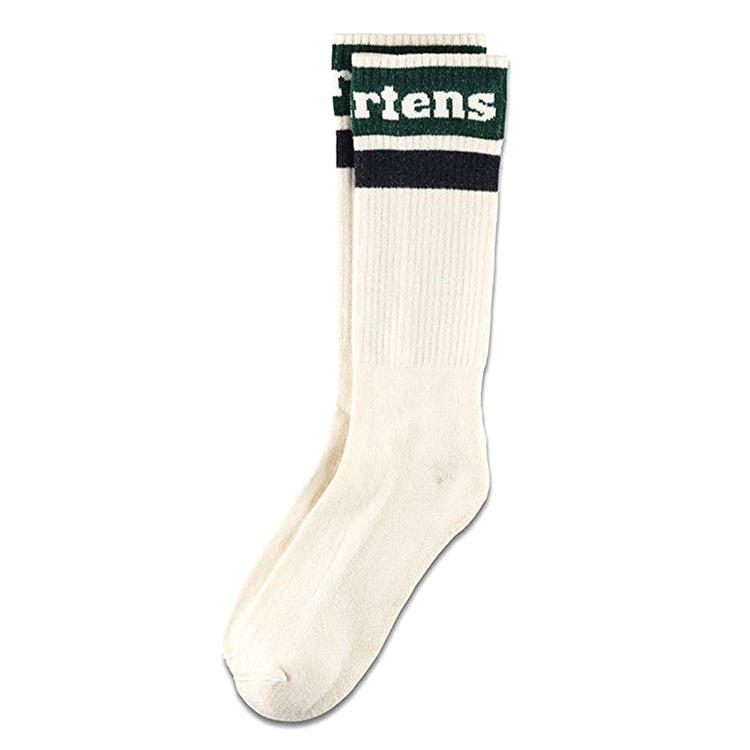 Athletic Logo Socks - Egret / Green / Navy Blue - Calzini Multicolore DMCAC681113 . DR.MARTENS 