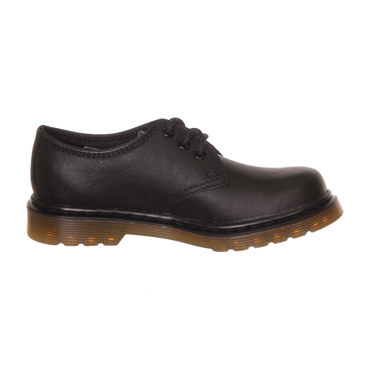 Everley Shoes - Black - Scarpe Stringate Profilo Basso Bambino Nere DMKEVEBK15378001 . DR.MARTENS 