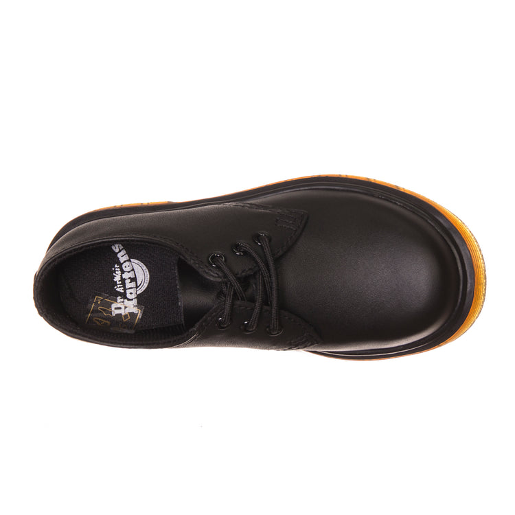 Everley Shoes - Black - Scarpe Stringate Profilo Basso Bambino Nere DMKEVEBK15378001 . DR.MARTENS 