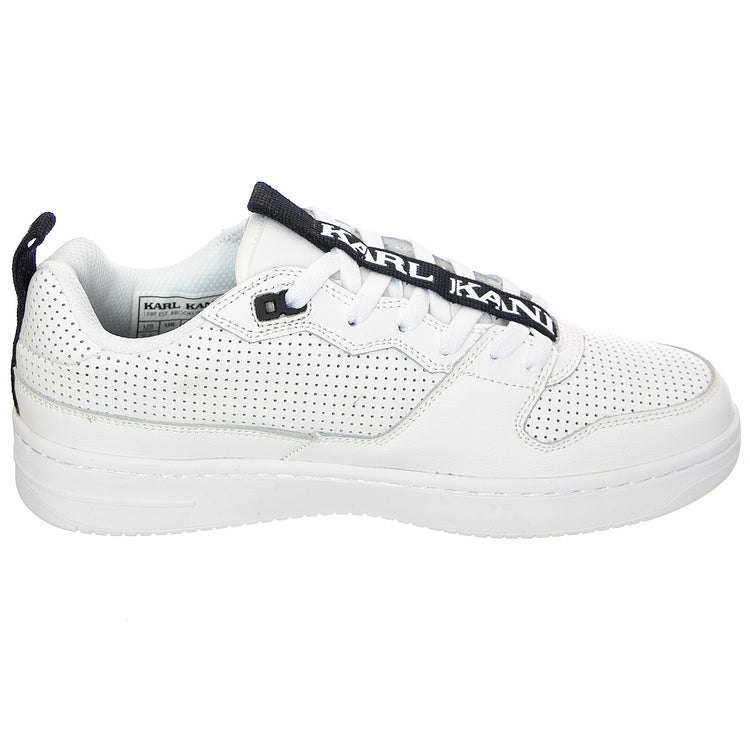 Mens Kani 89 Shoes - White / Black - Scarpe Stringate Profilo Basso Uomo Bianche KRSKKFWM000006 . KARL KANI 