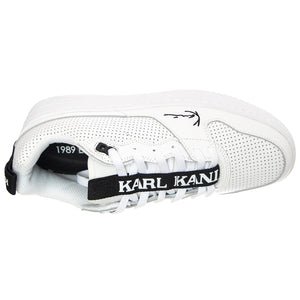 Mens Kani 89 Shoes - White / Black - Scarpe Stringate Profilo Basso Uomo Bianche KRSKKFWM000006 . KARL KANI 