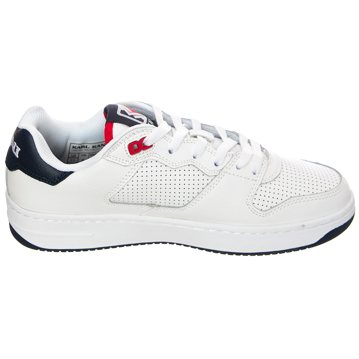 Mens Kani 89 Shoes - Classic White / Blue / Red - Scarpe Stringate Profilo Basso Uomo Bianche KRSKKFWM000012 . KARL KANI 