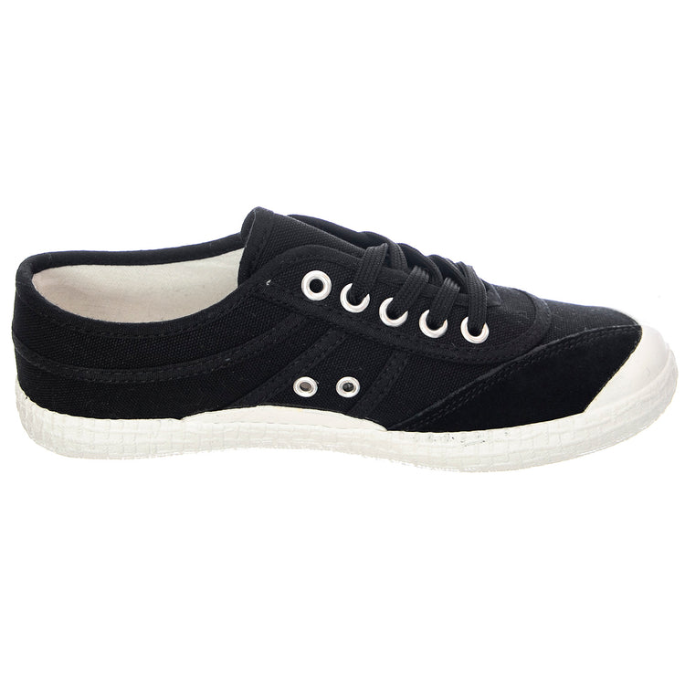 Solid - Scarpe Stringate Profilo Basso Uomo / Donna Nere KWS192495-1001 . KAWASAKI 