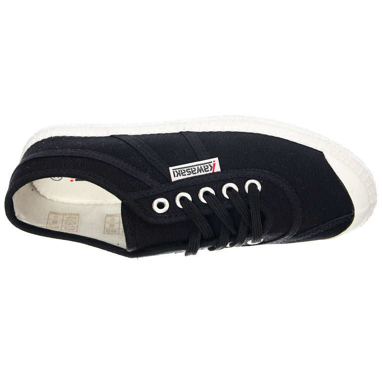 Solid - Scarpe Stringate Profilo Basso Uomo / Donna Nere KWS192495-1001 . KAWASAKI 