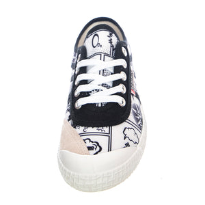 Cartoon 202410 - Scarpe Stringate Profilo Basso Uomo / Donna Multicolore KWS202410-1002 . KAWASAKI 