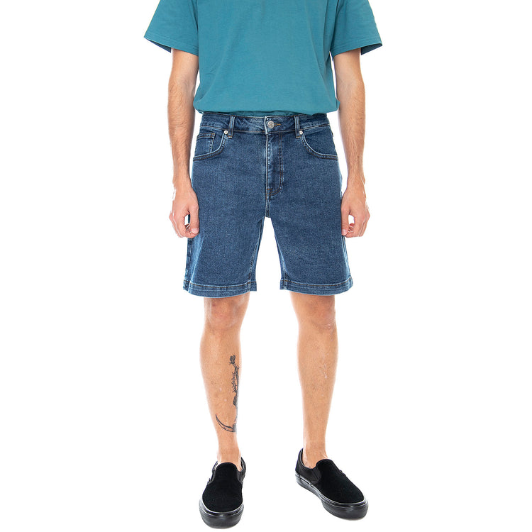 Mens Samden Shorts - Blue - Bermuda Denim Jeans Uomo Blu 65126430-1003 . MINIMUM 