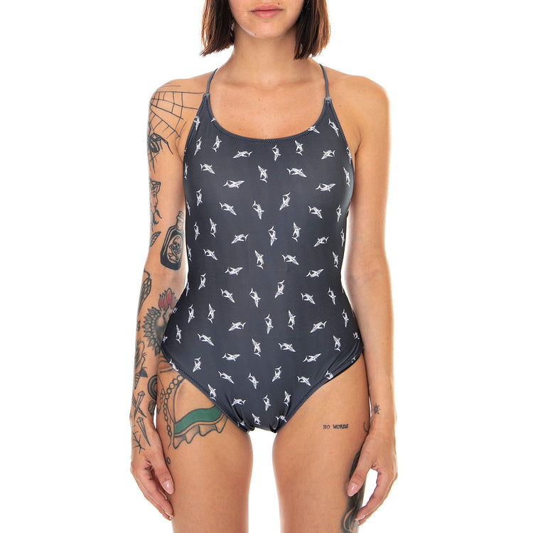 Shark Tie - Costume da Bagno Intero Donna Multicolore 6001-04-09 . OAS 