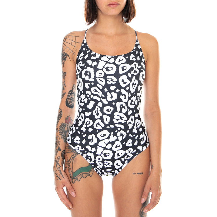 Black Leo - Costume da Bagno Intero Donna Multicolore 6001-20-09 . OAS 