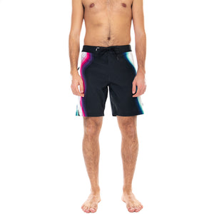 Mens Warped Sidestripe Boardshorts - Black - Bermuda da Bagno Uomo Neri VN0A49QVBLK1 . VANS 