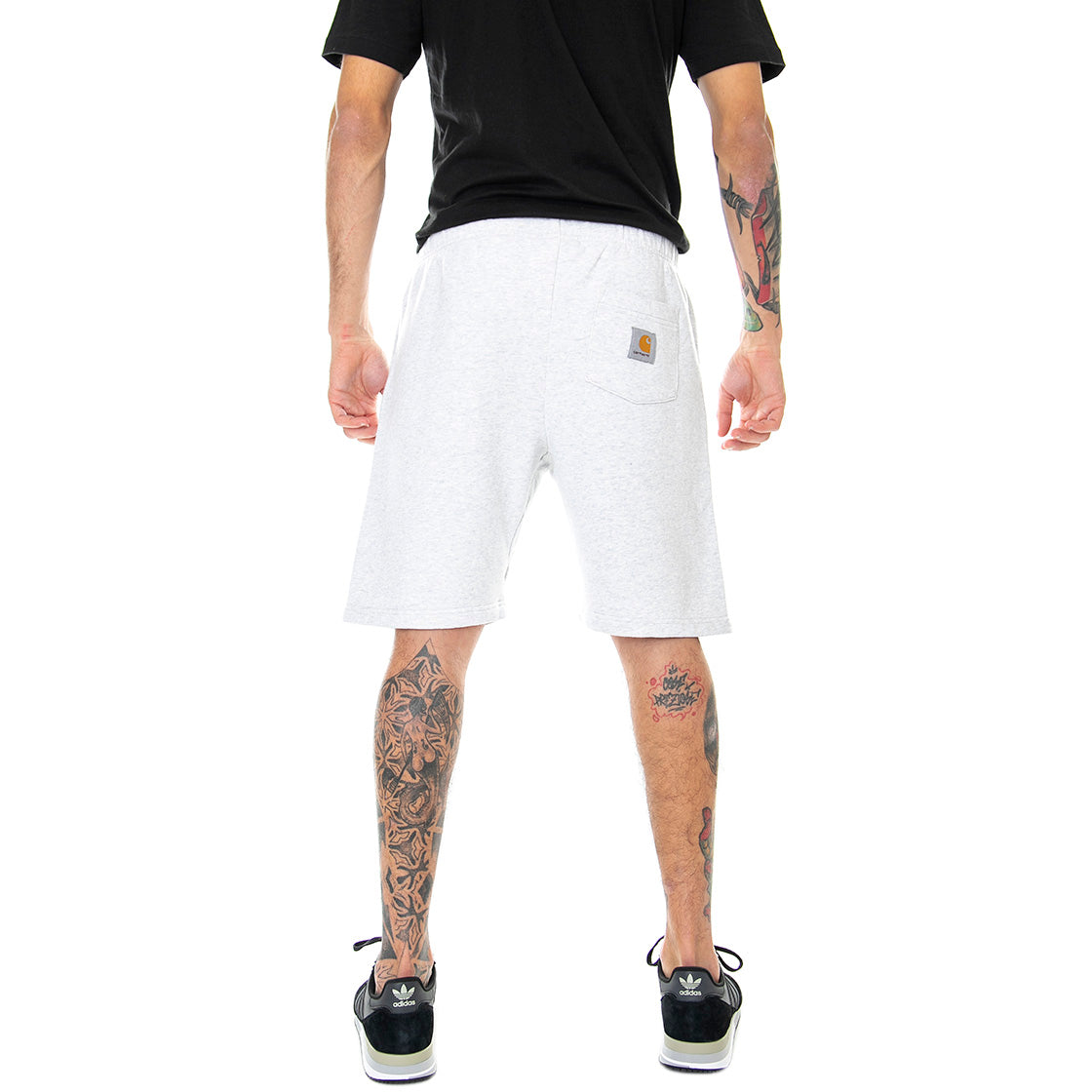 Pocket Sweat Short Ash Heather - Bermuda Uomo Grigi I027698-482XX . CARHARTT WIP 