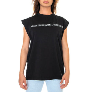 Zip Vest - Canotta Donna Nera FRAR40010-BLK . ARIES 