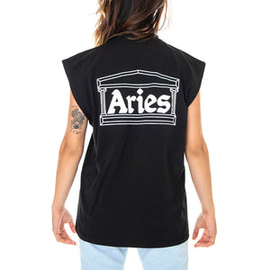 Zip Vest - Canotta Donna Nera FRAR40010-BLK . ARIES 