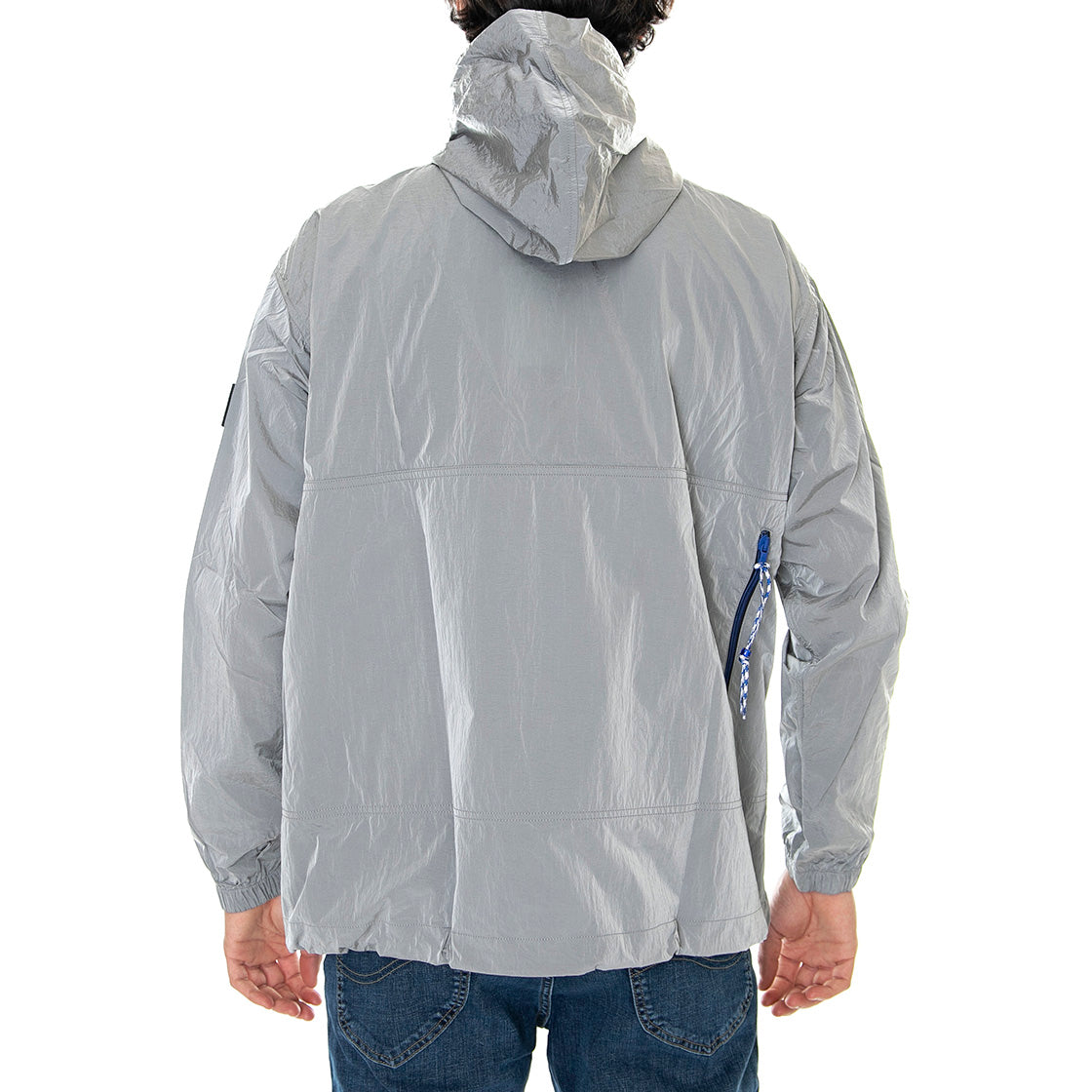 Windbreaker - Giacca con Cappuccio Uomo Grigia FRAR71100-GR . ARIES 