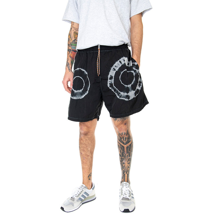 Tie-Dye Windcheater - Bermuda Uomo Neri SRAR30601-BLK . ARIES 