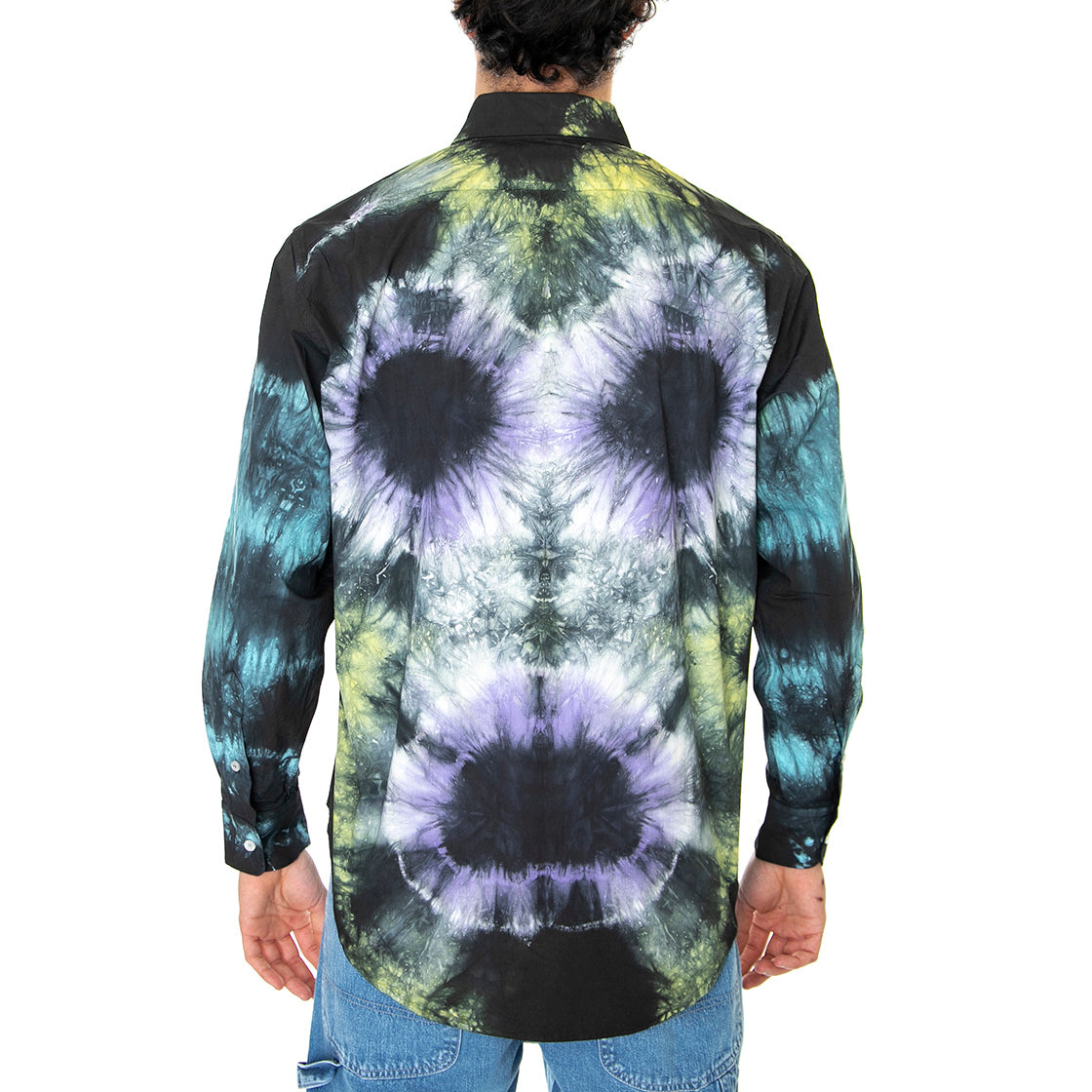 Tie-Dye Headlights - Camicia Uomo Multicolore SRAR40102-MLT . ARIES 