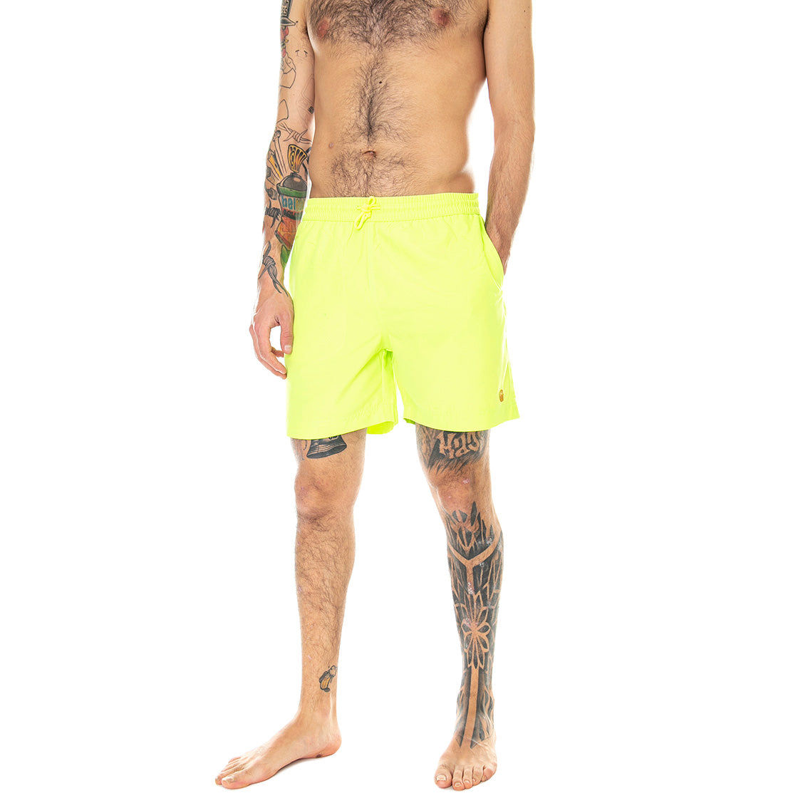 Chase Trunk Lime / Gold - Costume da Bagno Uomo Verde I026235.09E.90.03 . CARHARTT WIP 