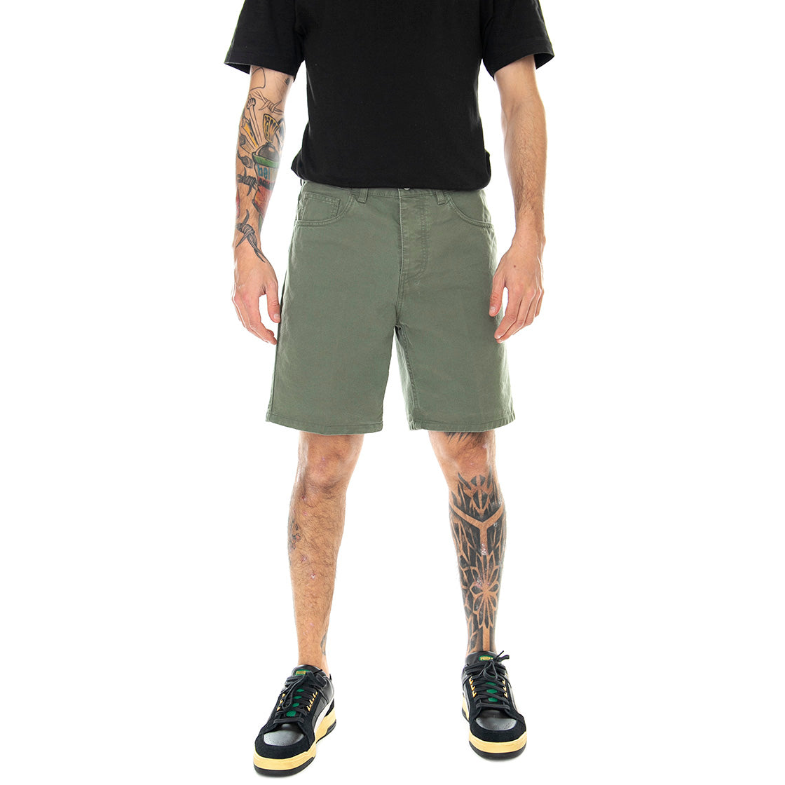 Newel Short Dollar Green - Bermuda Uomo Verdi I027952.667.GD.00 . CARHARTT WIP 