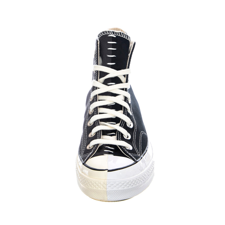 Chuck 70 Reconstructed Canvas Hi Sneakers - Black - Scarpe Profilo Alto Uomo Nere 164555C . CONVERSE 