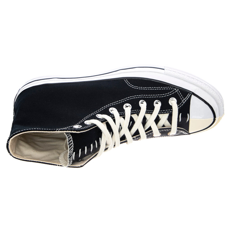 Chuck 70 Reconstructed Canvas Hi Sneakers - Black - Scarpe Profilo Alto Uomo Nere 164555C . CONVERSE 