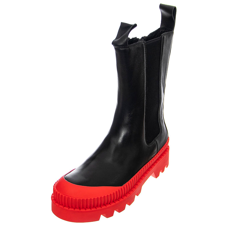Womens Trecking Black / Red Boots JCSJC97021-BLA . JEFFREY CAMPBELL 