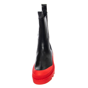 Womens Trecking Black / Red Boots JCSJC97021-BLA . JEFFREY CAMPBELL 