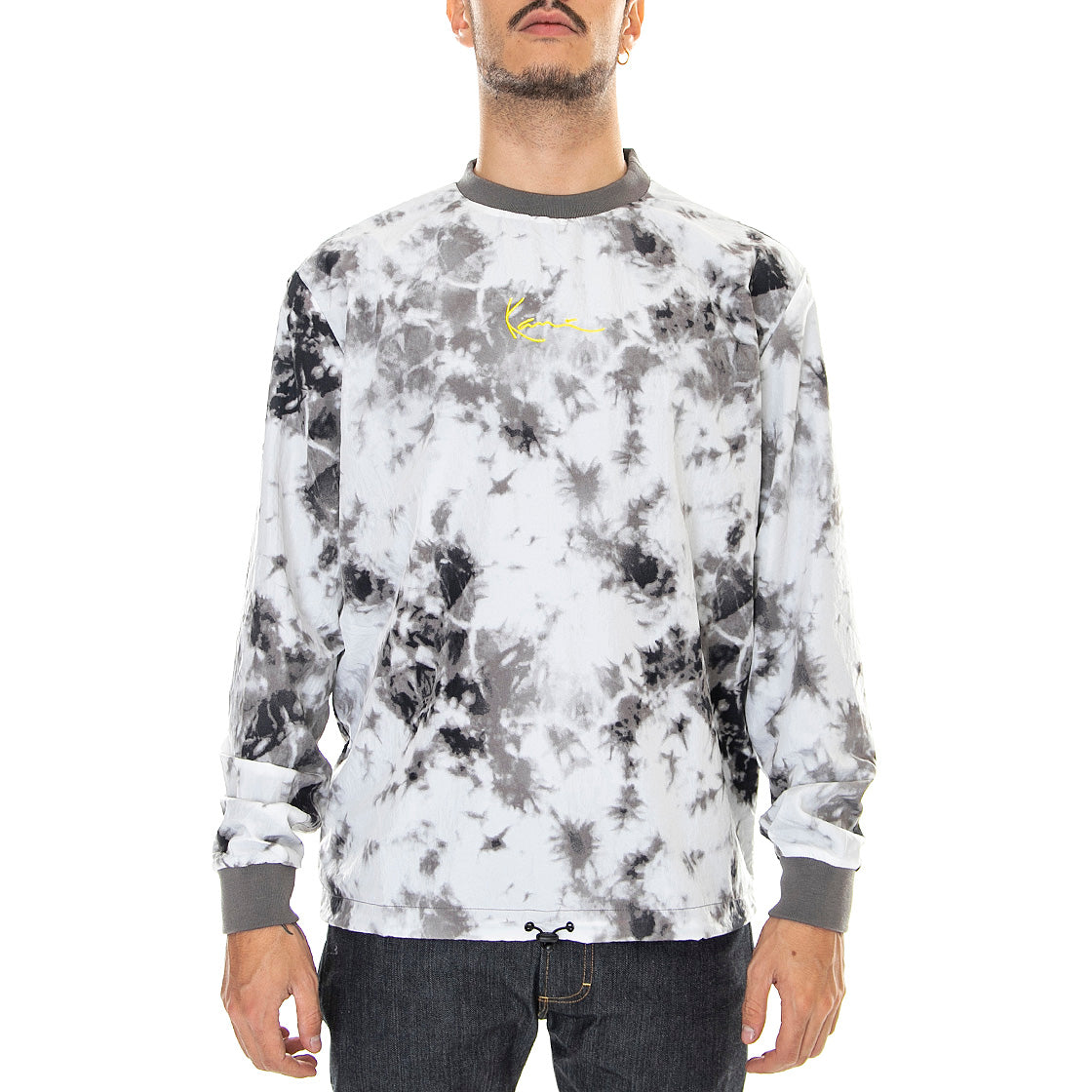 Small Signature Pixel - Felpa Girocollo Uomo Multicolore KRCKM213-029-1 . KARL KANI 