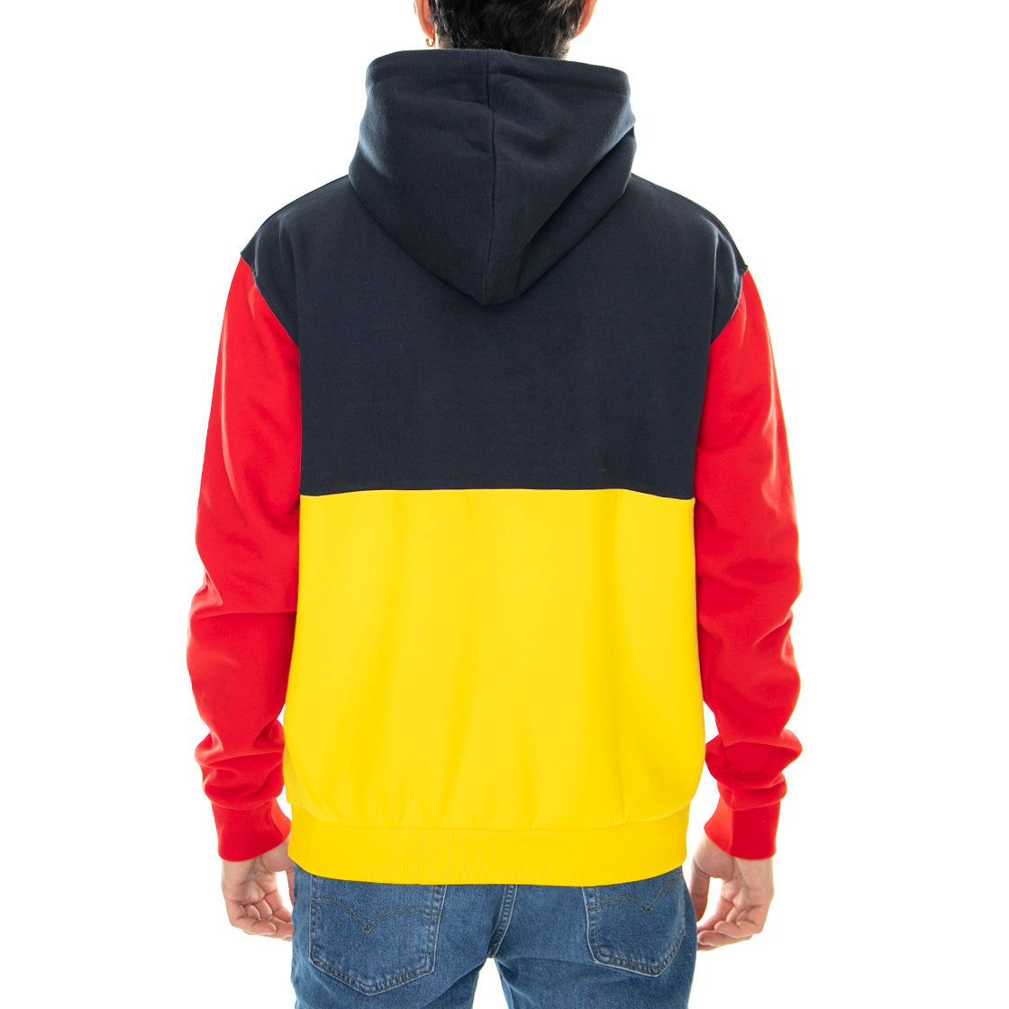 Signature Block Teddy - Felpa con Cappuccio Uomo Gialla / Blu / Rossa / Multicolore KRCKM213-086-1 . KARL KANI 