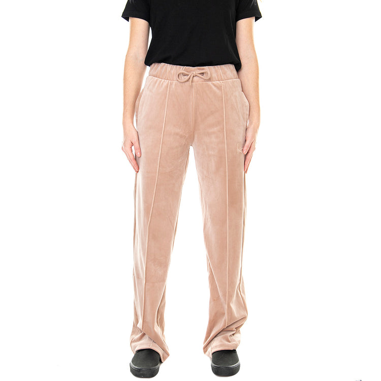 Small Signature - Pantaloni in Velluto Donna Rosa / Sand KRCKW213-066-1 . KARL KANI 
