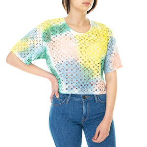 Gerri - Maglietta Girocollo Donna Multicolore / Tie Dye 281210099-TIE . OBEY 