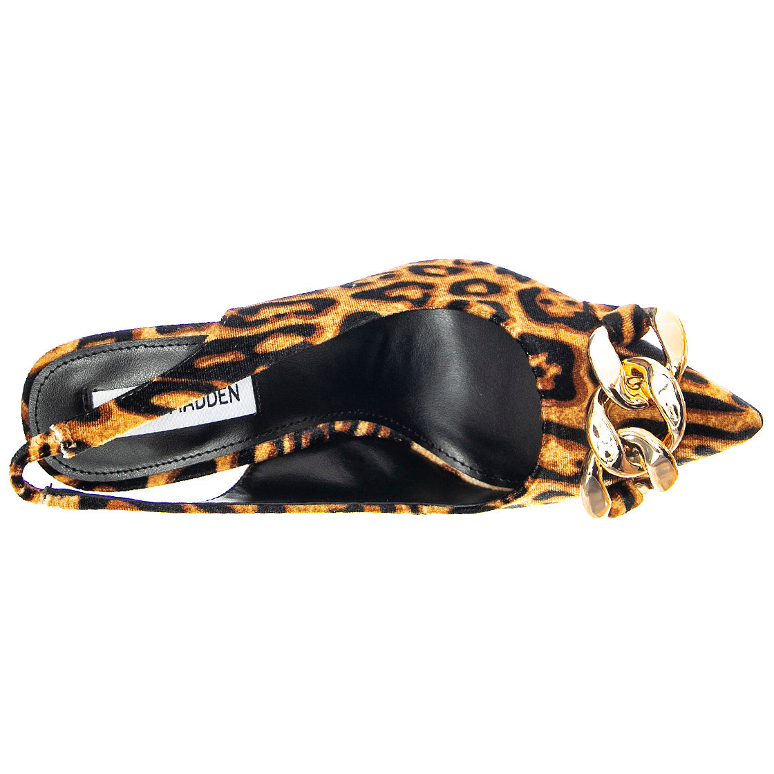 Womens Jazzily Leopard Velvet Sandals SMSJAZZILY-LEO . STEVE MADDEN 