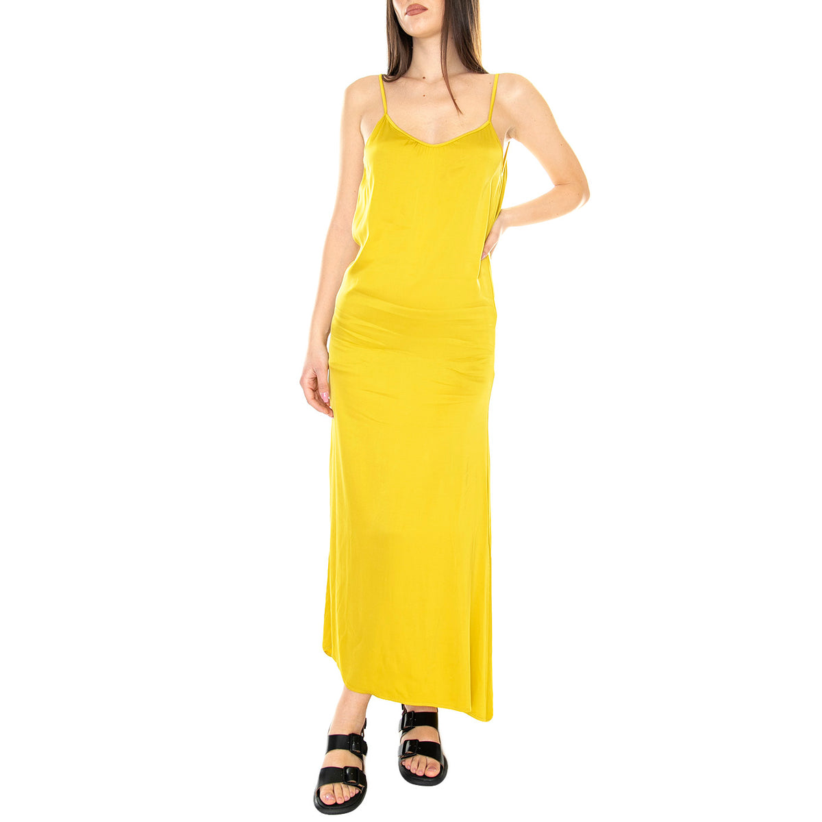 W' Oliva 311SD15058  - Abito Donna Giallo 311SD15058-S2778 . ALESSIA SANTI 