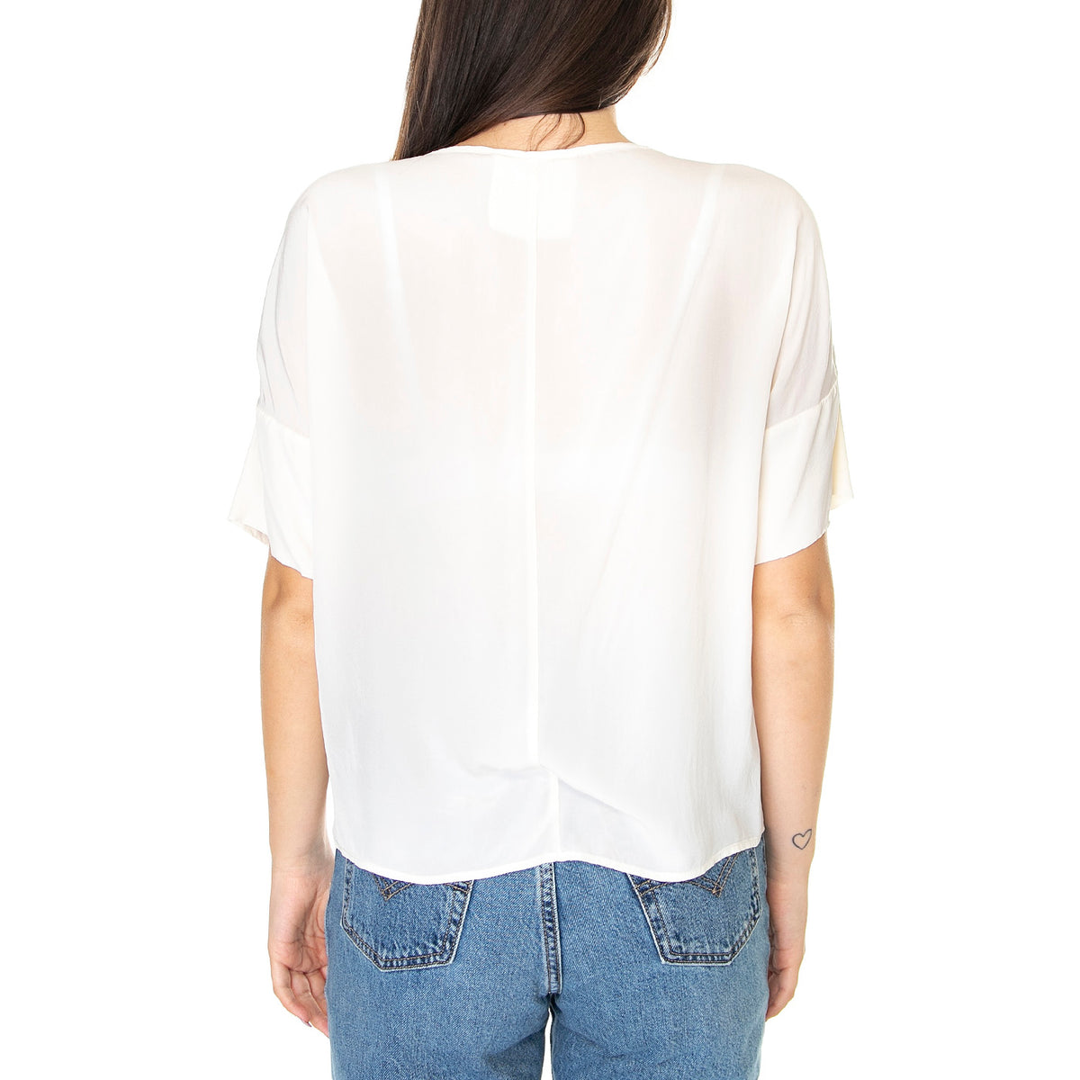 W' Blusa Burro 311SD45082 Donna Beige 311SD45082-S2128 . ALESSIA SANTI 