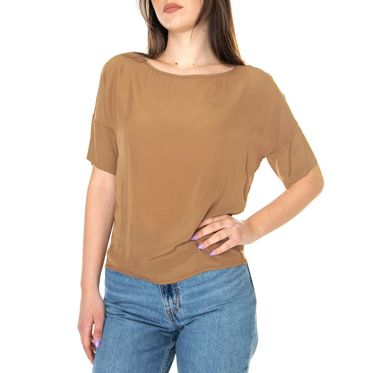 W' Blusa Castoro 311SD45082 Donna Marrone 311SD45082-S2359 . ALESSIA SANTI 