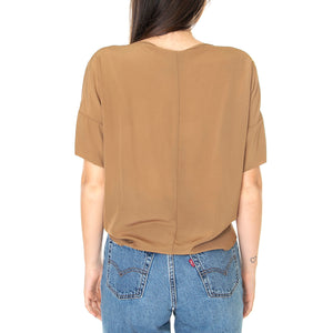 W' Blusa Castoro 311SD45082 Donna Marrone 311SD45082-S2359 . ALESSIA SANTI 