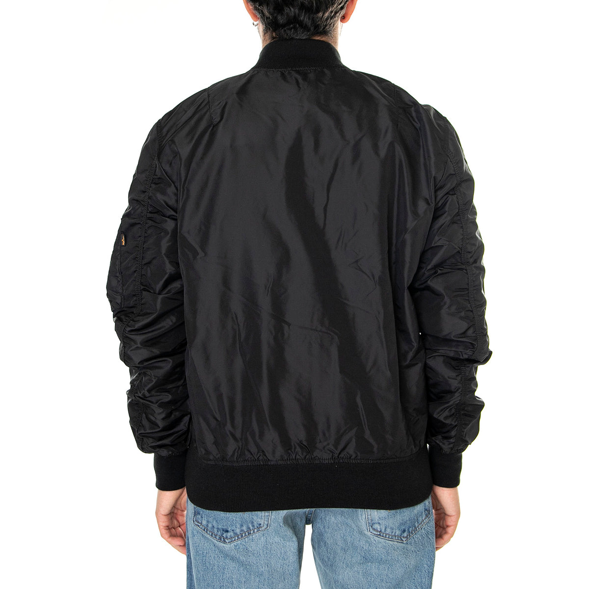 M' MA-1 TT NASA Reversible II Black - Giacca Estiva Uomo Nera 186101-03 . ALPHA INDUSTRIES 