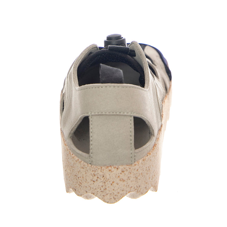 M' Cure Suede 1.8 Cru - Scarpe Stringate Profilo Basso Donna Grige P018168002-CRU . ASPORTUGUESAS 