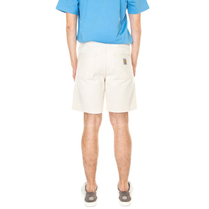 M' Newel Short Natural Stone Washed - Bermuda Uomo Bianchi I029149-0506 . CARHARTT WIP 