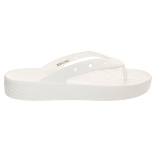 W' Classic Platform Flip White - Sandali Donna Bianchi CR.207714-WHI . CROCS 