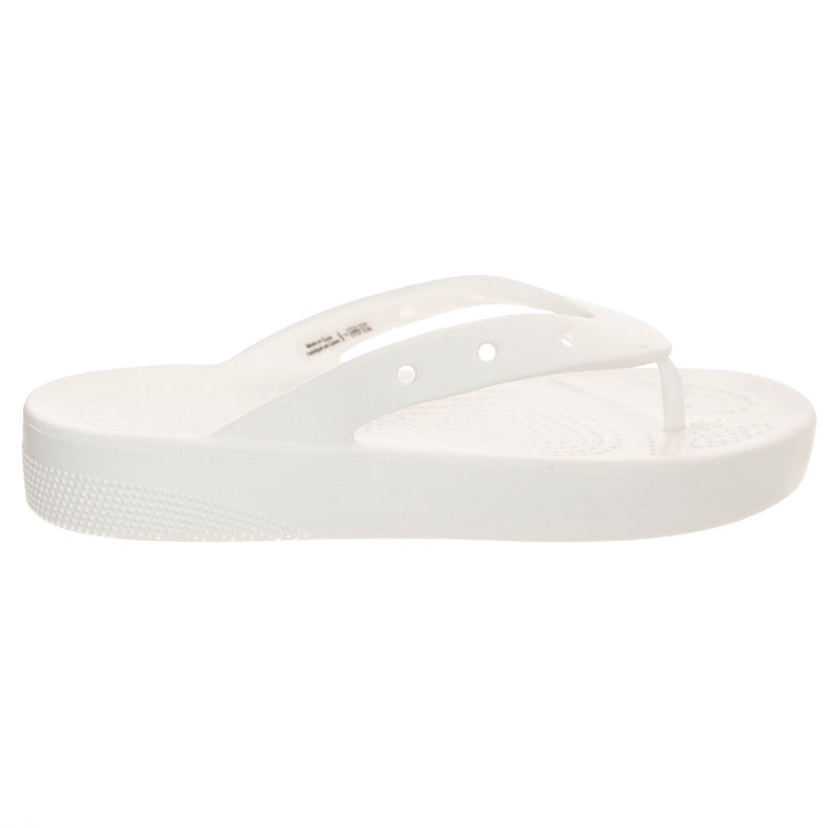 W' Classic Platform Flip White - Sandali Donna Bianchi CR.207714-WHI . CROCS 
