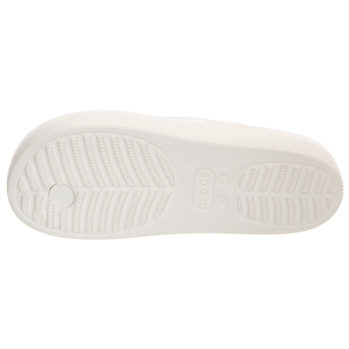 W' Classic Platform Flip White - Sandali Donna Bianchi CR.207714-WHI . CROCS 
