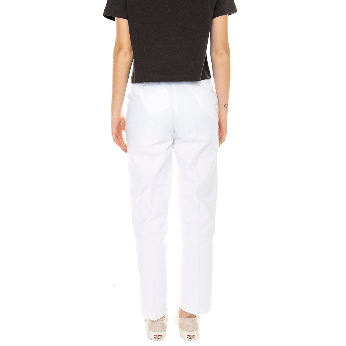 W' Phoenix Cropped Pant Rec White - Pantaloni Donna Bianchi DK0A4Y5AWHX1 . DICKIES 