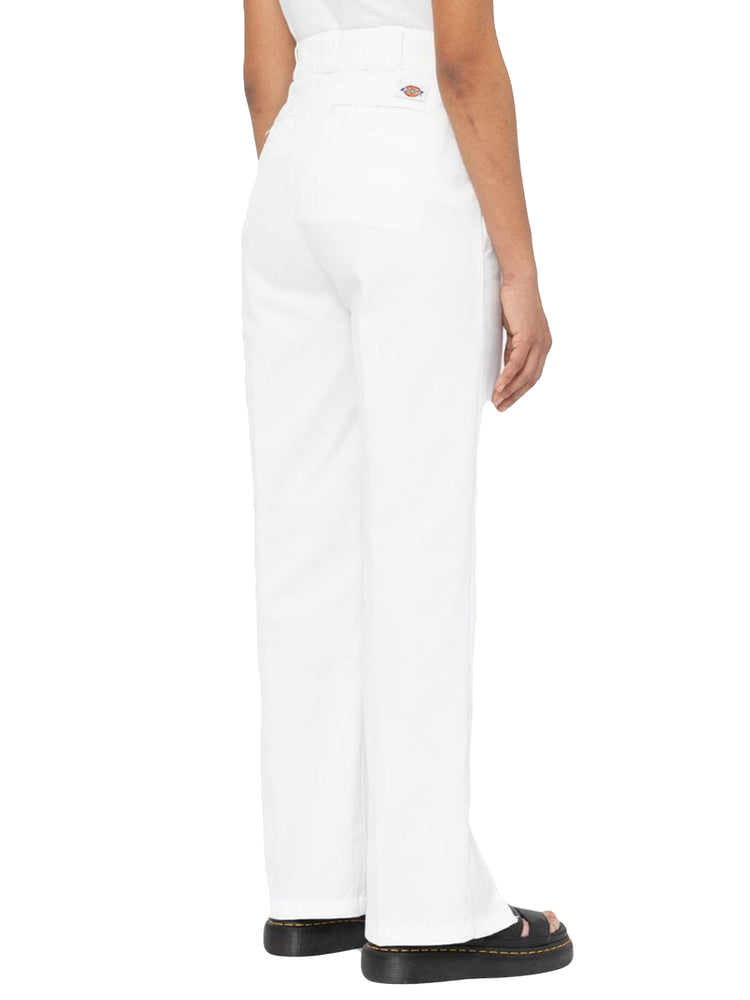 PHOENIX SPLIT HEM WHITE - Pantaloni Donna Bianchi DK0A4YGCWHX1 . DICKIES 