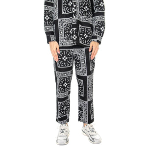 M' Bandana Chino Pant Black - Pantaloni Uomo Neri / Multicolore PNT0020BLK . DOOMSDAY 