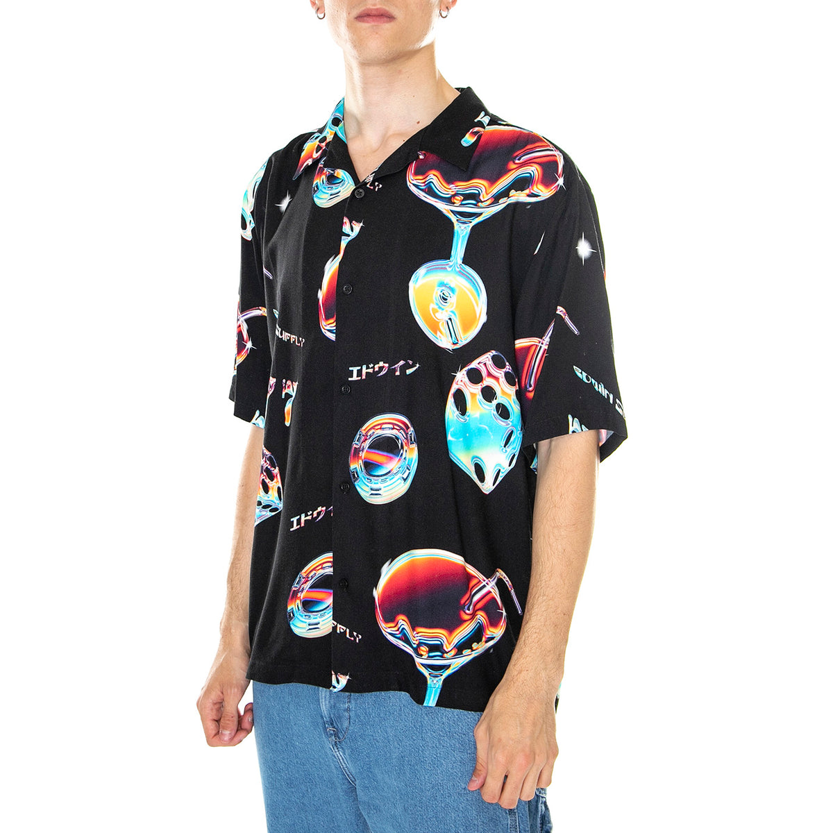 M' Saike Shirt Multicolored - Camicia Maniche Corte Uomo Multicolore I031861.08.67. . EDWIN 