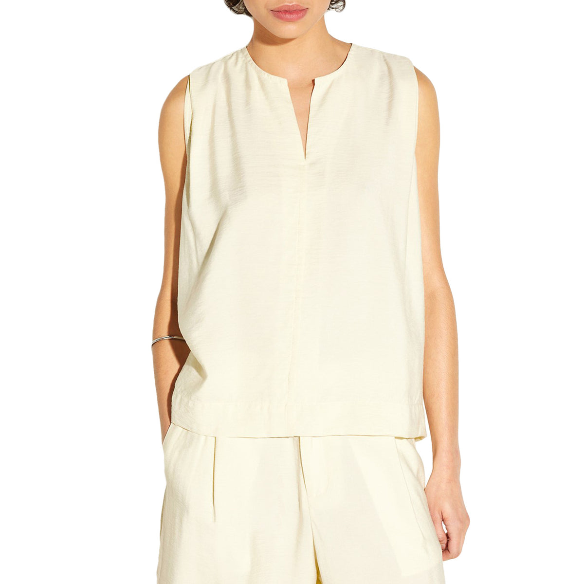 STINE CLOUD CREAM - Top Smanicato Donna Crema 330551-232 . ELVINE 