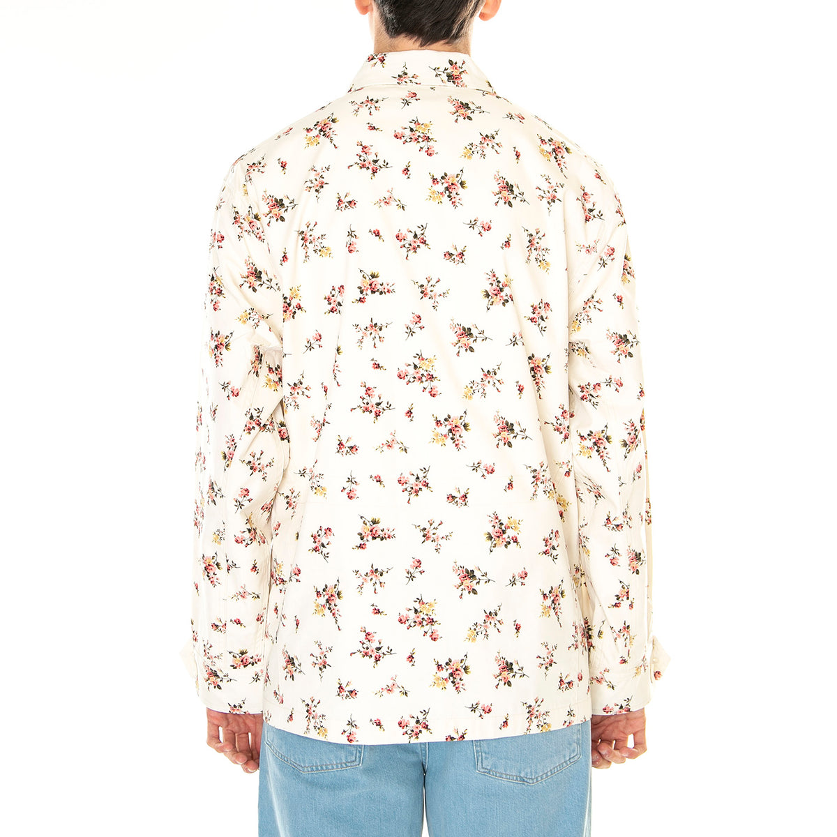 M' Field Floral Jacket Ivory Floral - Giacca Uomo Multicolore JK00386-IVFLO . HUF 