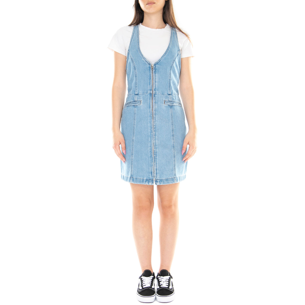 W' Rio Denim Dress Indigo Stonewash Blue - Abito Donna Denim Jeans Blu A4586-0002 . LEVIS 
